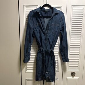 Lauren Ralph Lauren denim midi dress